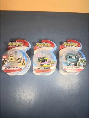 NWT 3 Packs/Boxes 2018 (WCT) Pokémon Battle Figures, Metang, Alolan Muk & More